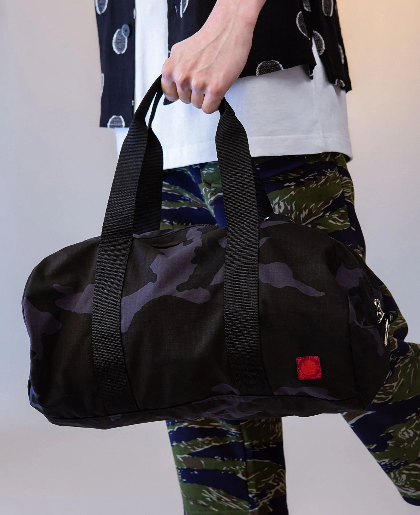 Small Duffle Bag - Black/Camo