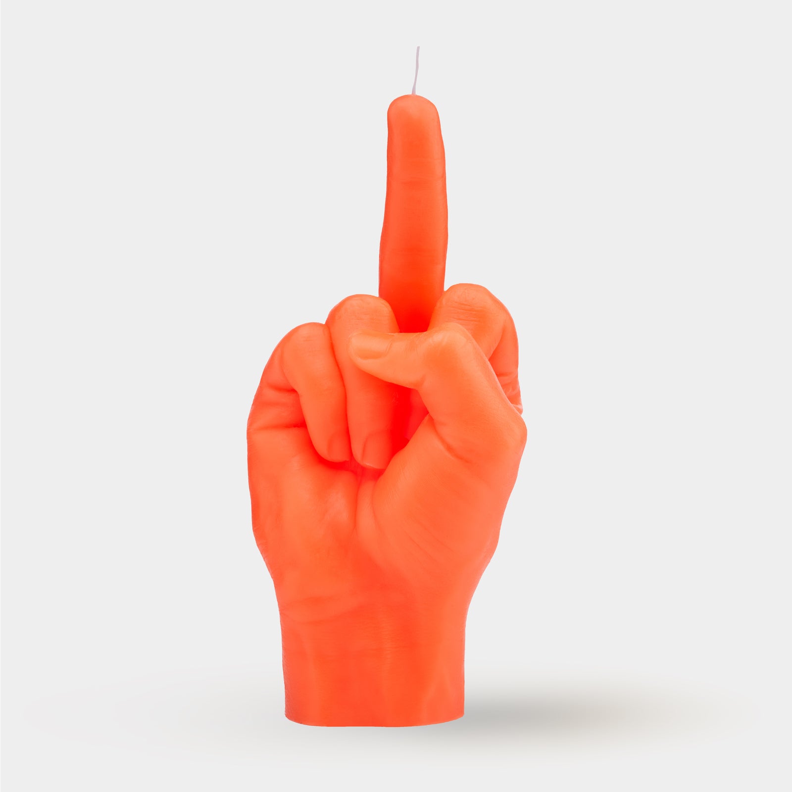 F*ck You Candle Hand - Neon Orange