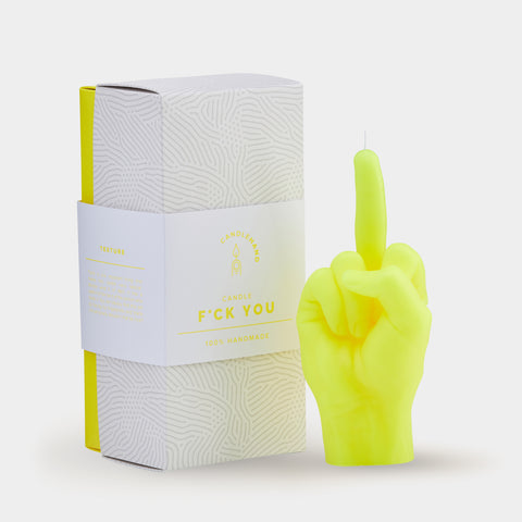 F*ck You Candle - Neon Yellow