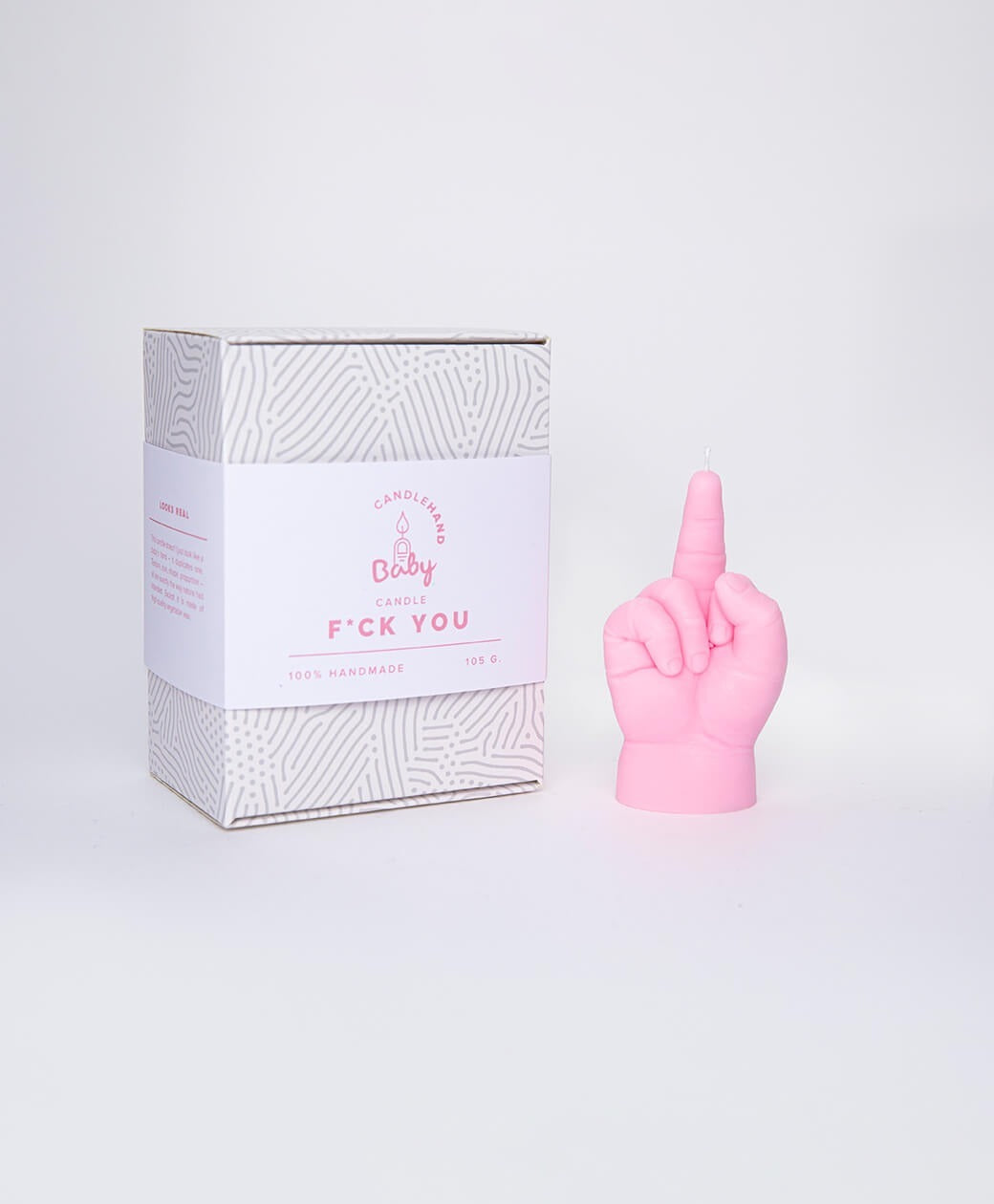 F*ck You Baby Candle - Pink