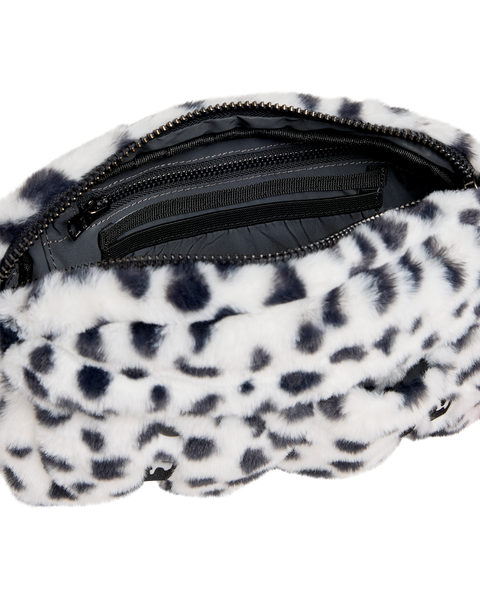 ICECREAM x Alpha Faux Fur Messenger Bag - Black/White