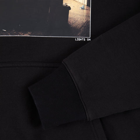 Lights On Hoodie - Black