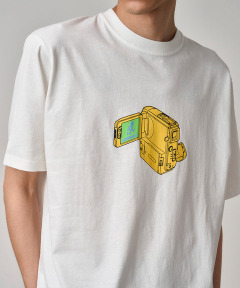 Camcorder T-Shirt - White