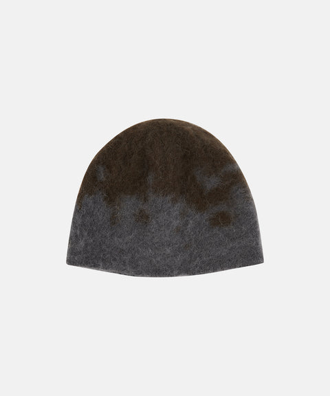 Mohair Splatter Beanie - Slate