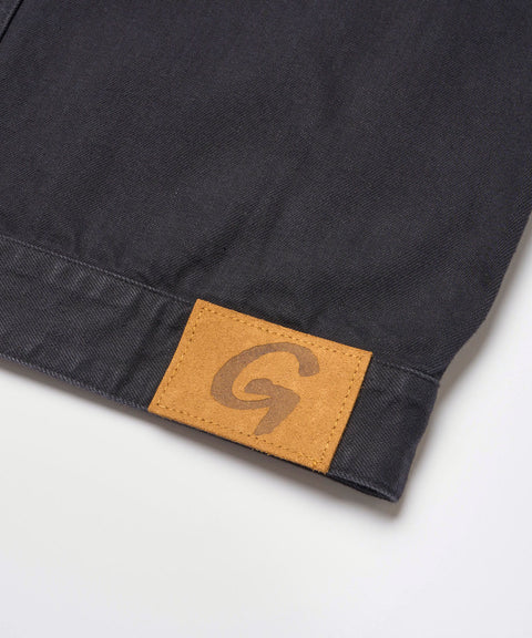 Japanese Denim Trucker Jacket - True Black