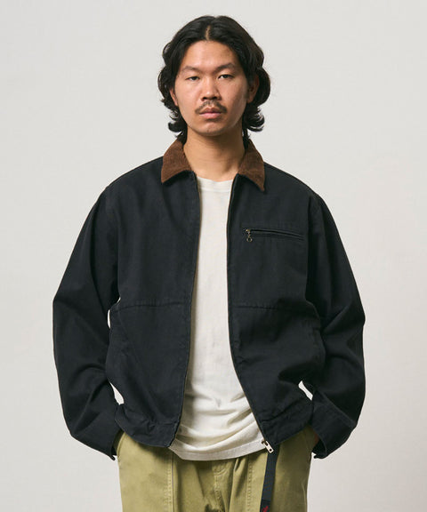 Japanese Denim Trucker Jacket - True Black