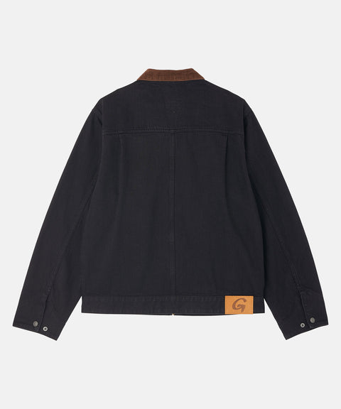 Japanese Denim Trucker Jacket - True Black