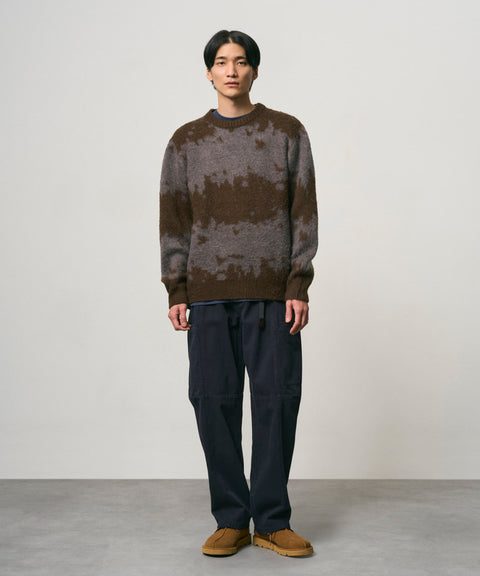 Mohair Splatter Sweater - Slate