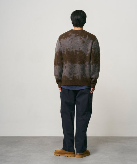 Mohair Splatter Sweater - Slate