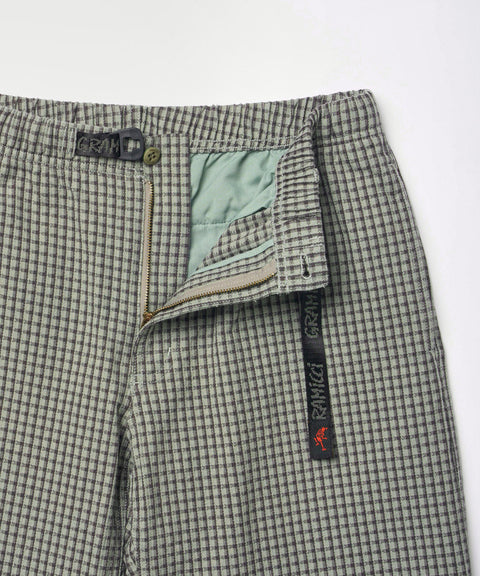 Dobby Plaid Gramicci Straight Fit Pant - Stone