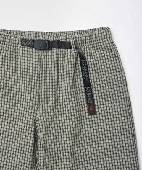 Dobby Plaid Gramicci Straight Fit Pant - Stone