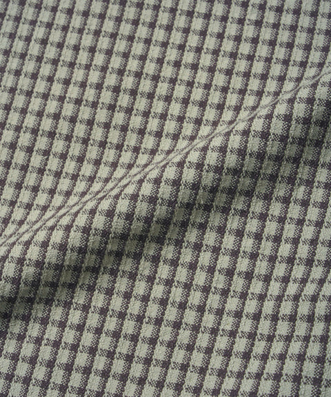 Dobby Plaid Gramicci Straight Fit Pant - Stone