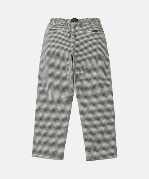 Dobby Plaid Gramicci Straight Fit Pant - Stone