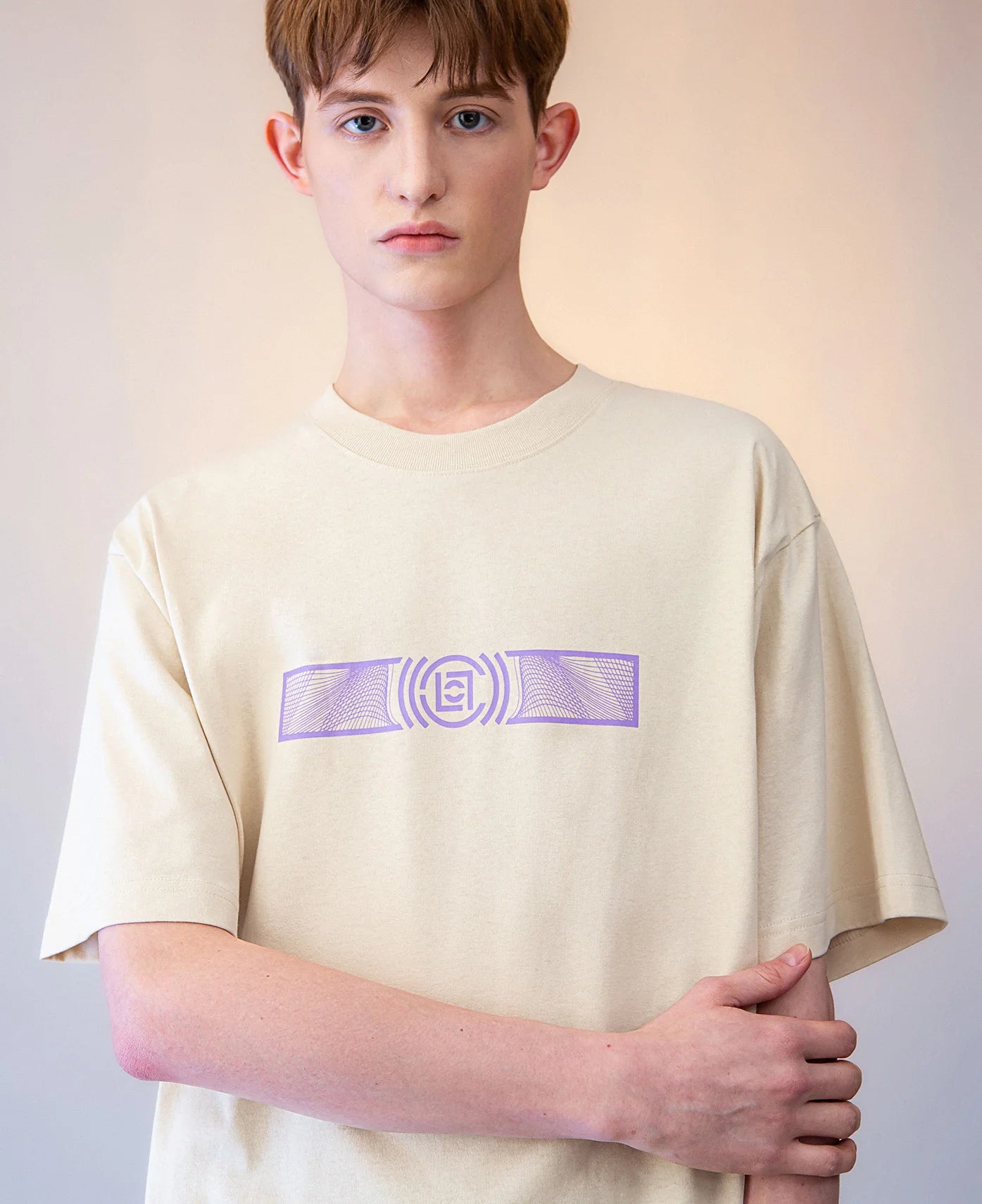 Global Graphic T-Shirt - Beige