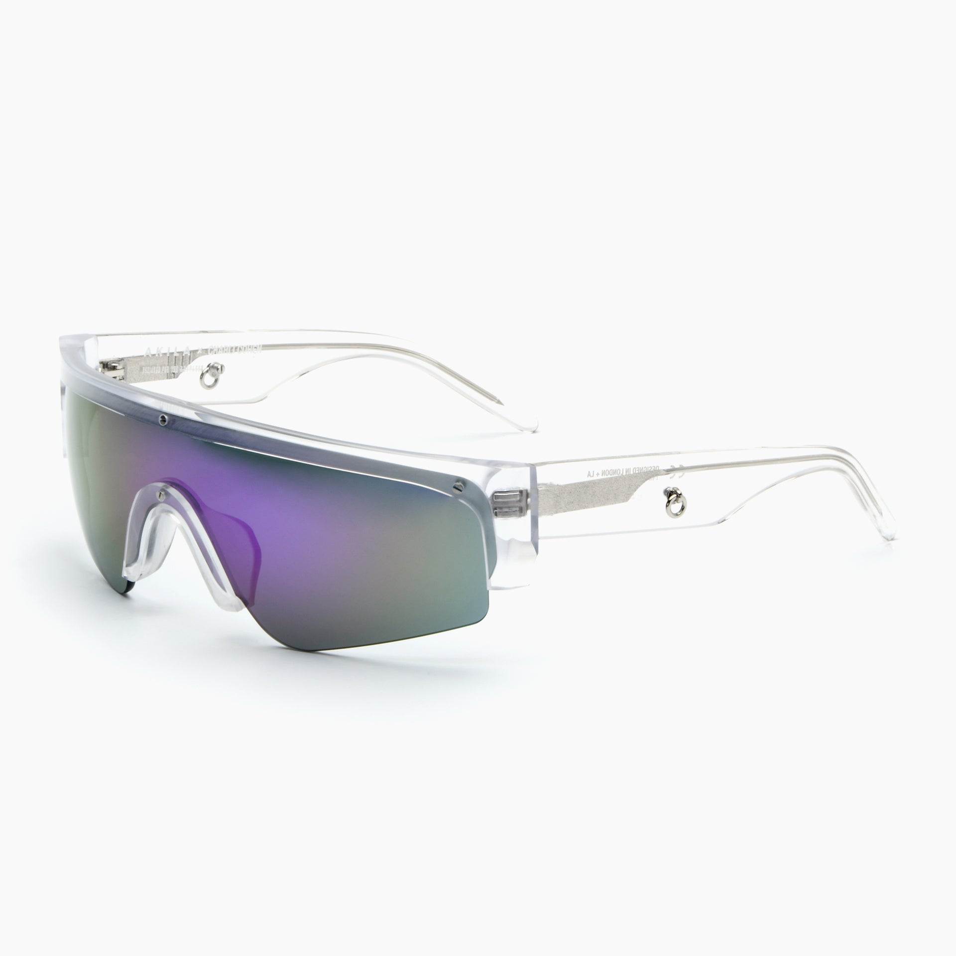 Halo x Charli Cohen Sunglasses - Clear/Purple