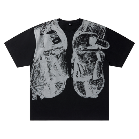 ICECREAM x Alpha Graphic T-Shirt - Black