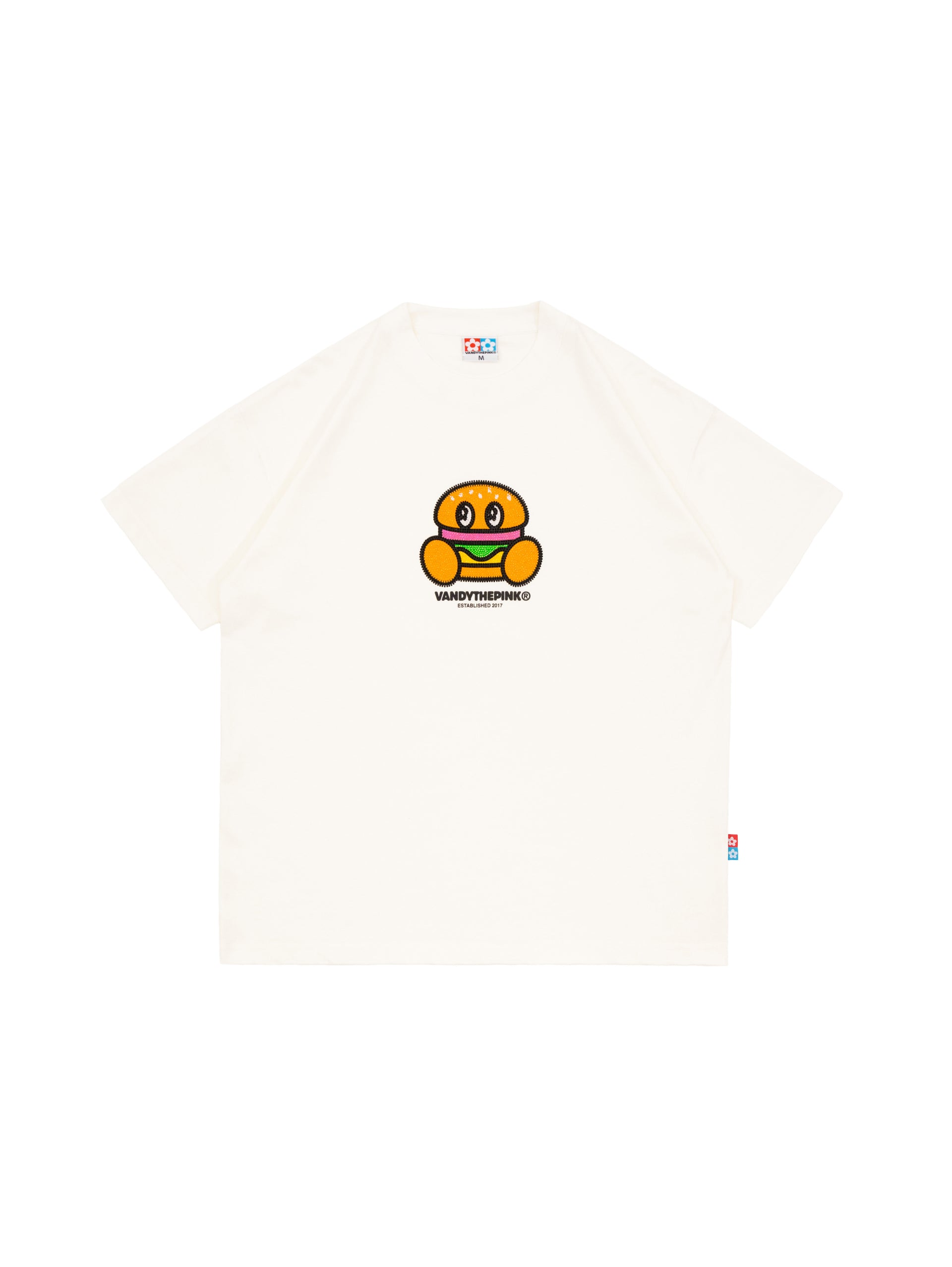 Crystal Burger T-Shirt - White