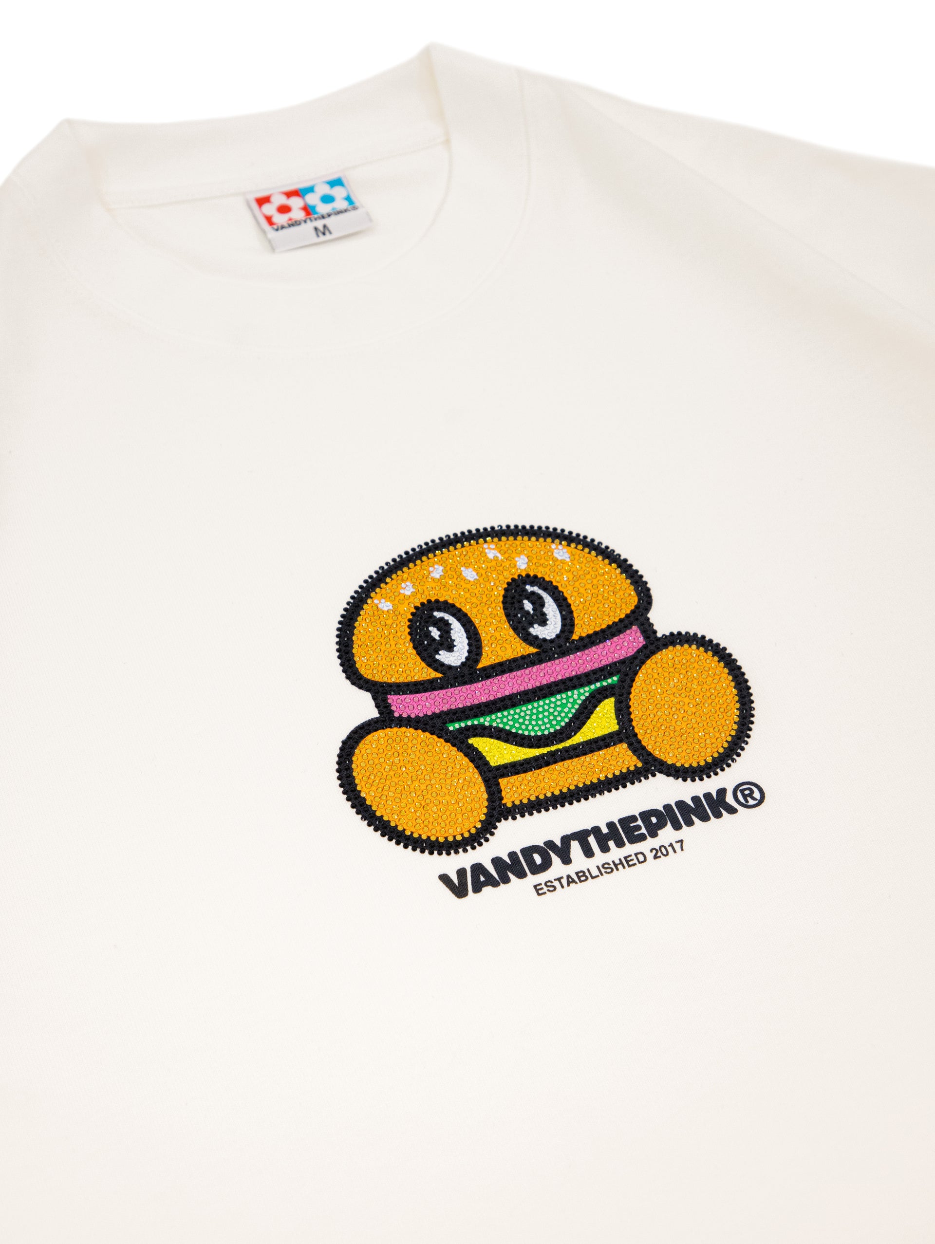 Crystal Burger T-Shirt - White