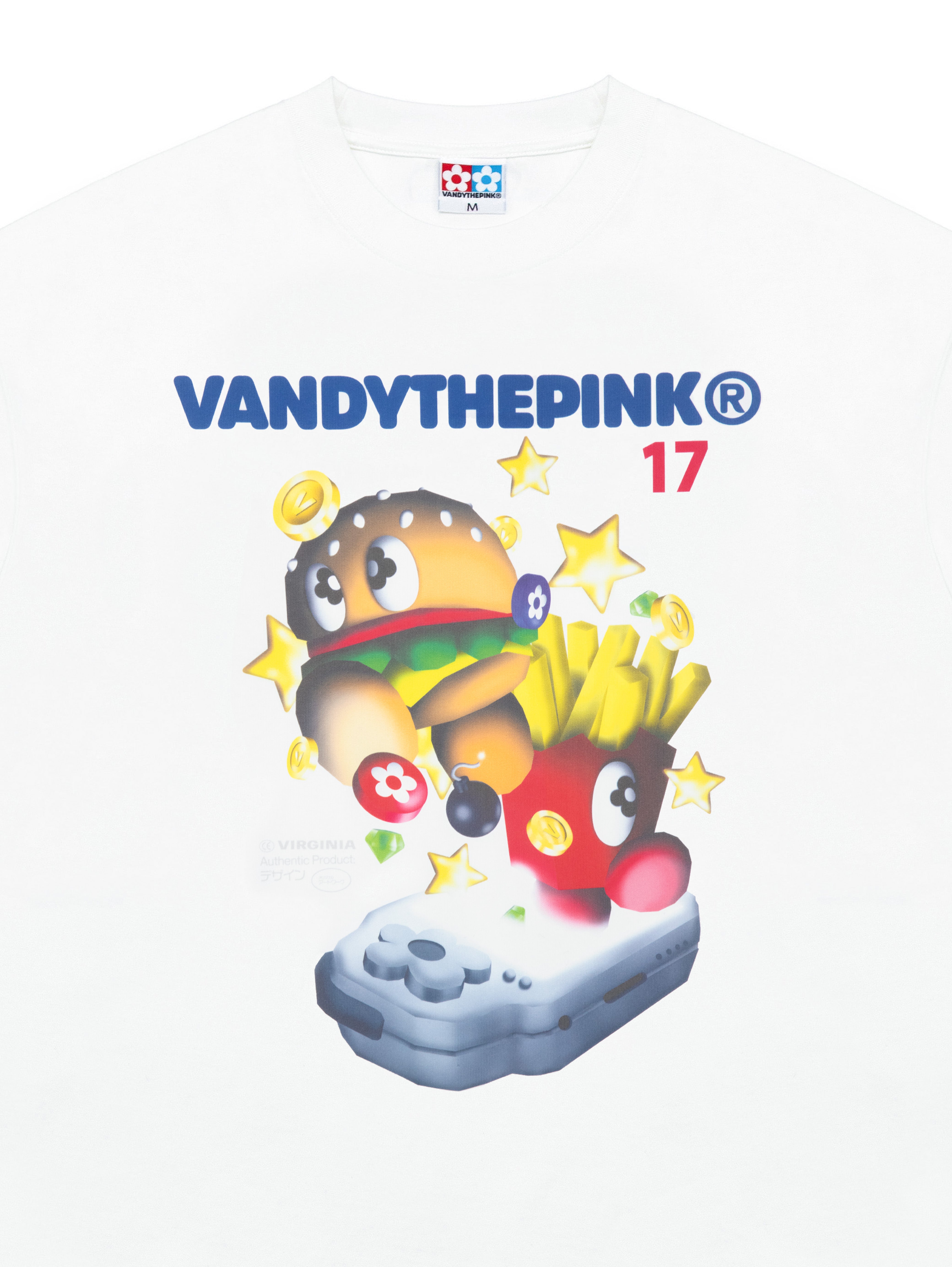 Vandy The Pink | Drop Out Store NZ | Pixel Character T-Shirt - White