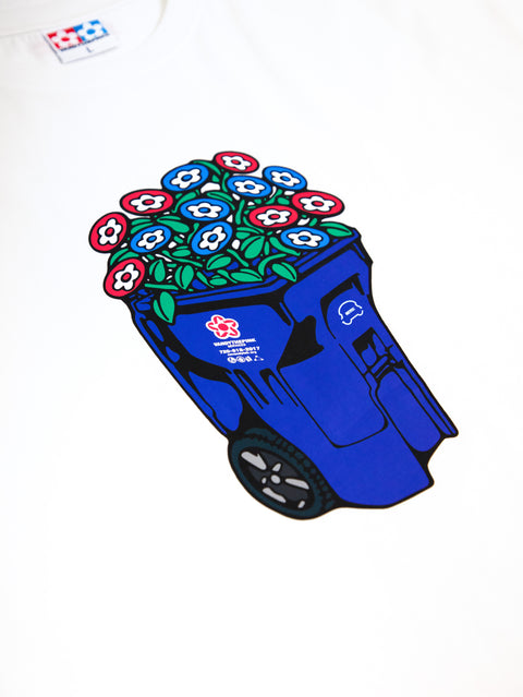 Trash Can T-Shirt - White