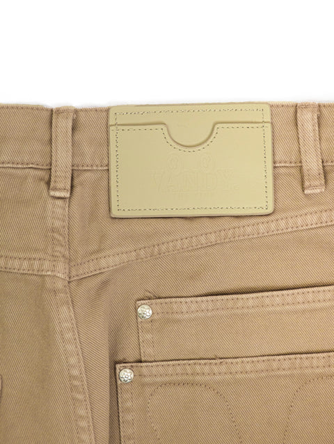Flower Stud Pant - Beige
