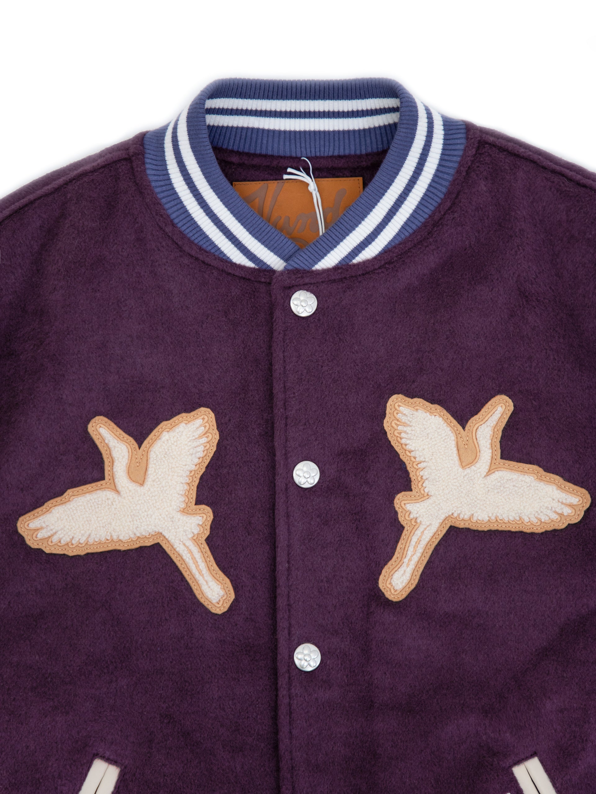 Crane Varsity Jacket - Purple