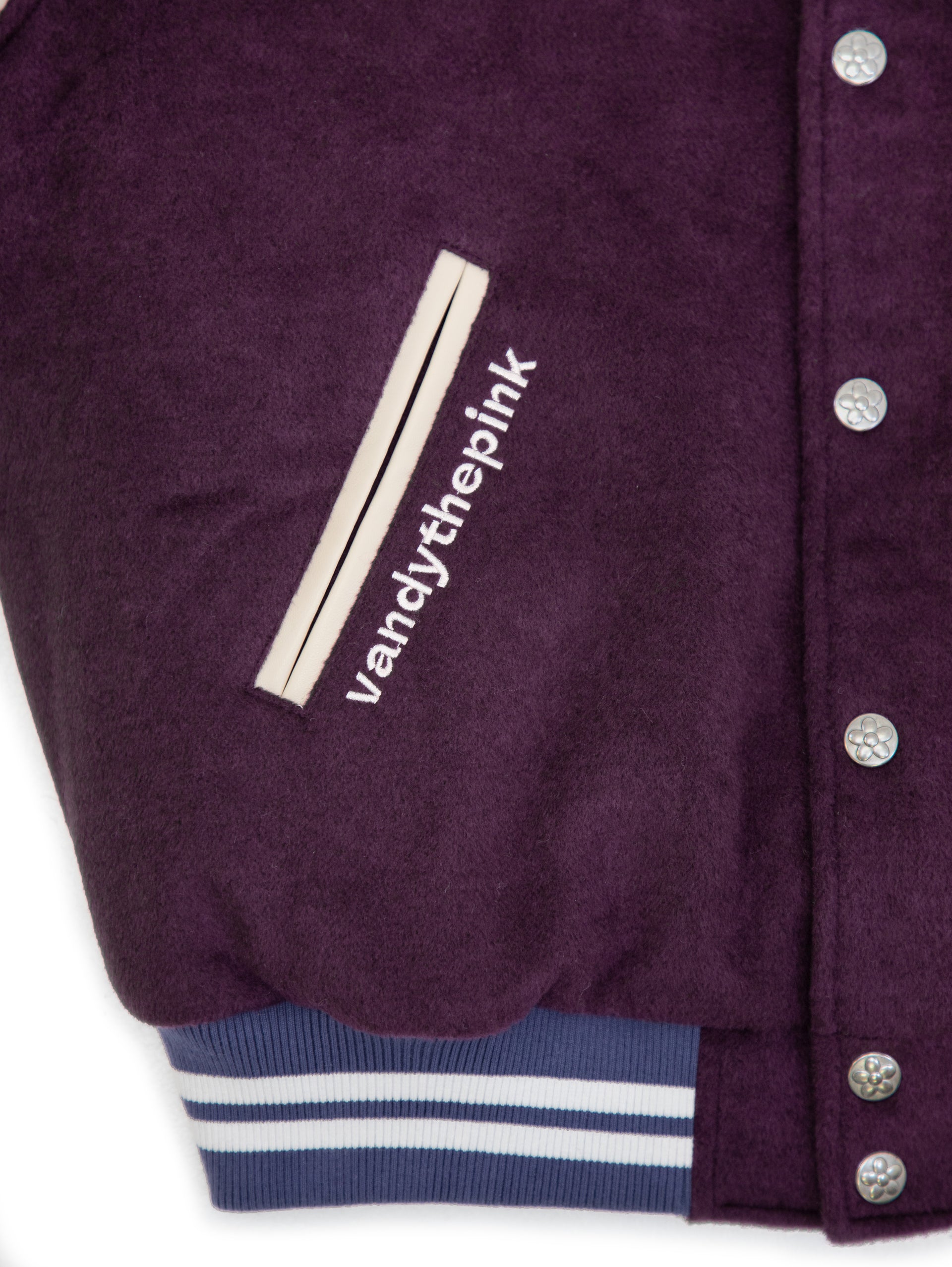 Crane Varsity Jacket - Purple