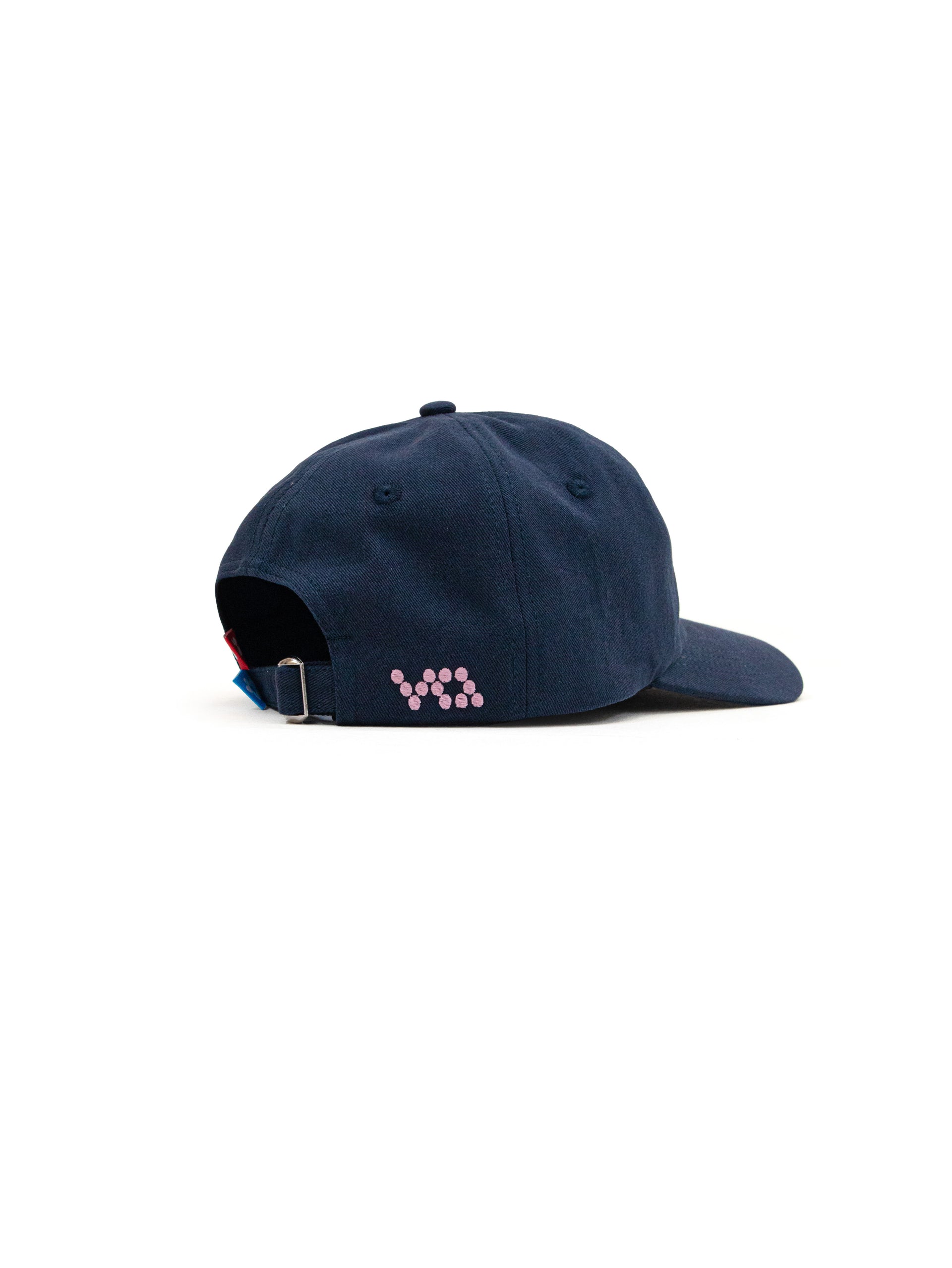 Basic Logo Ball Cap - Navy/Pink