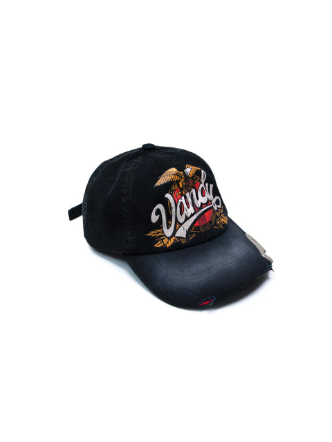 Eagle Beer Bottle Opener Hat - Washed Navy