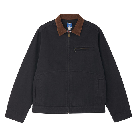 Japanese Denim Trucker Jacket - True Black