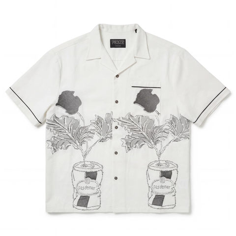 Lattina Embroidery Shirt - Off White