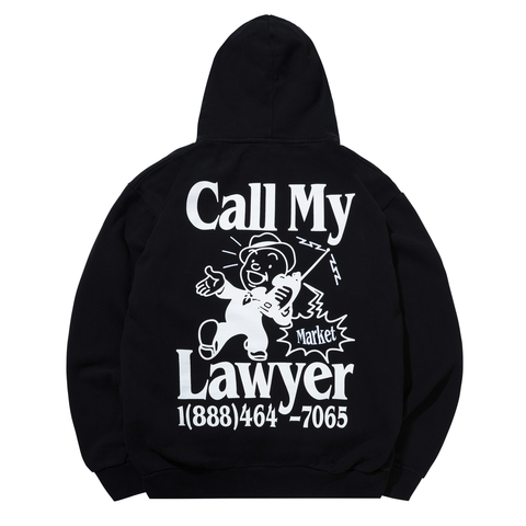 Walking & Talking Lawyer Hoodie - Washed Black
