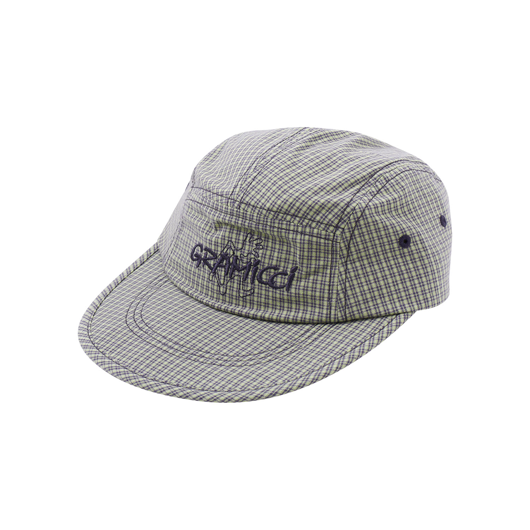 Checkered Long Bill Cap - Sierra Mint