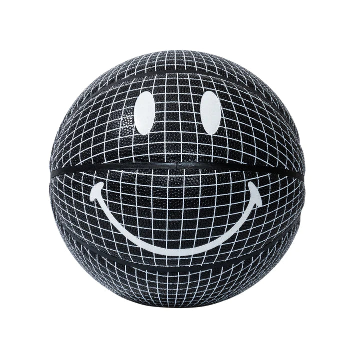 Smiley Grid Basketball - Black/White