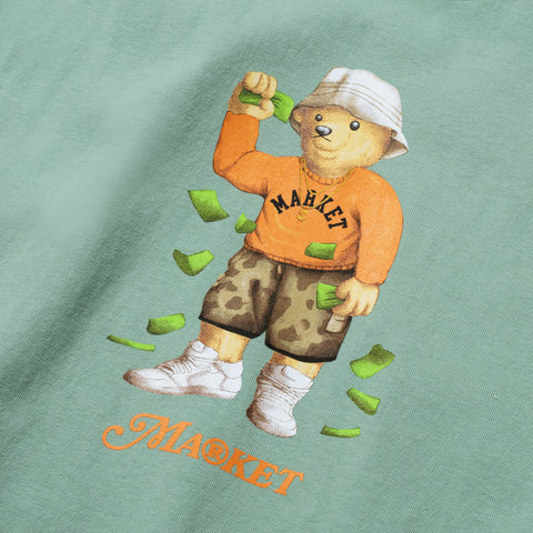 Making It Rain Bear T-Shirt - Green