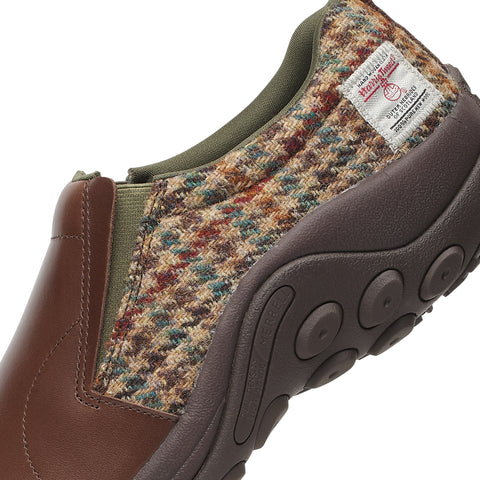 Jungle Moc OG x Harris Tweed - Dark Walnut