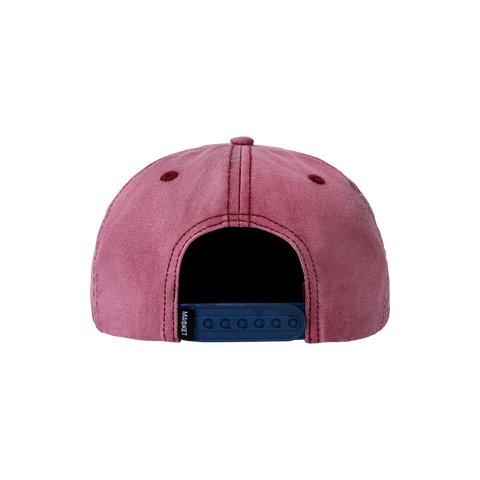 Vintage Arc 6-Panel Hat - Wine/Skipper Blue