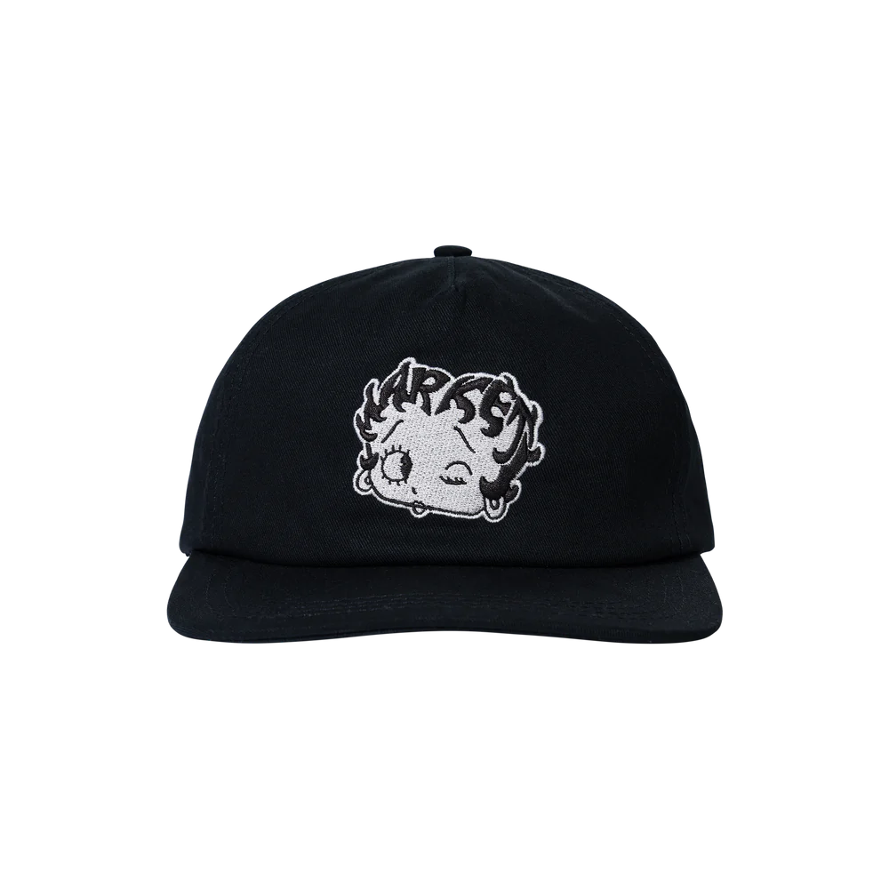 Betty Boop Mascot 5-Panel Hat - Black