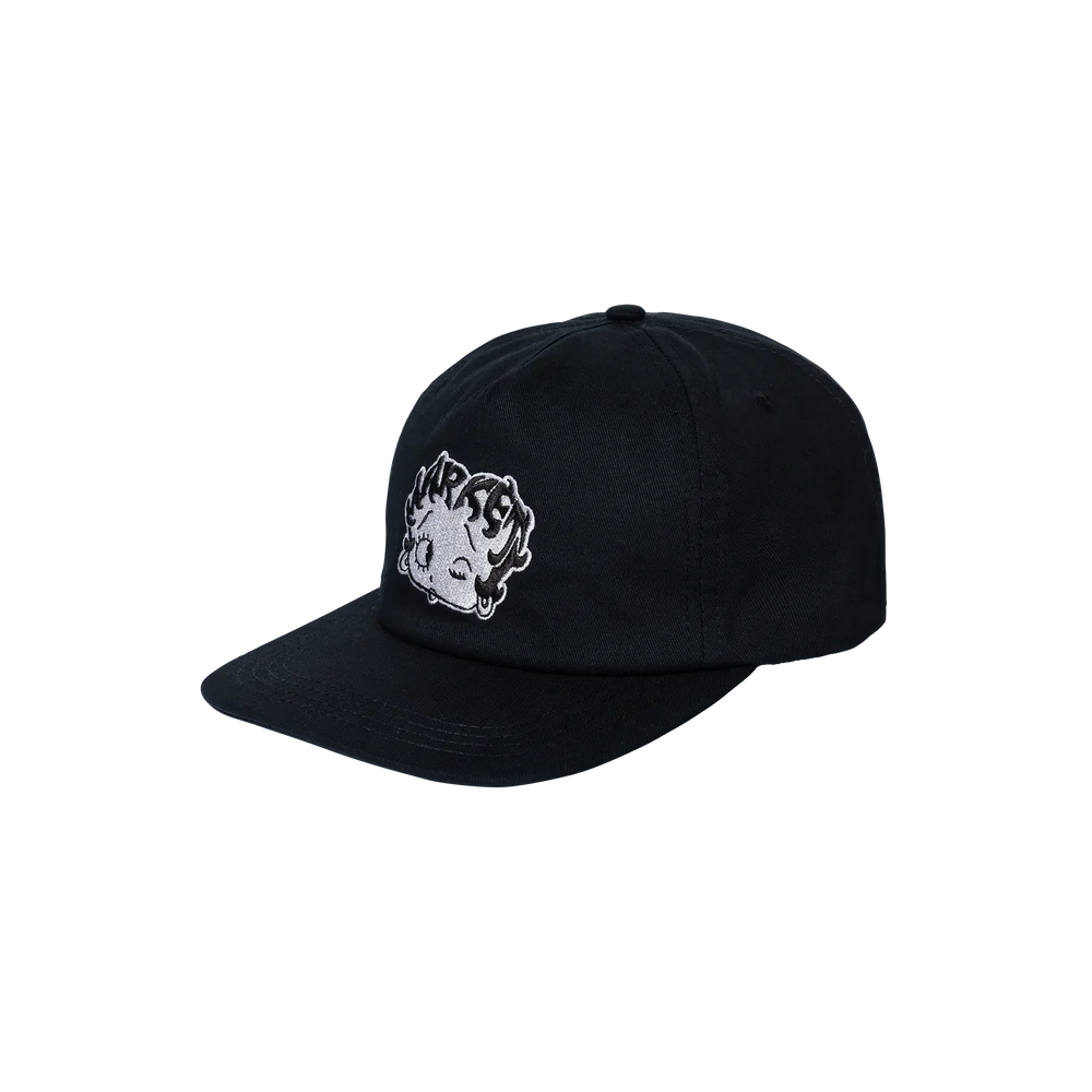 Betty Boop Mascot 5-Panel Hat - Black