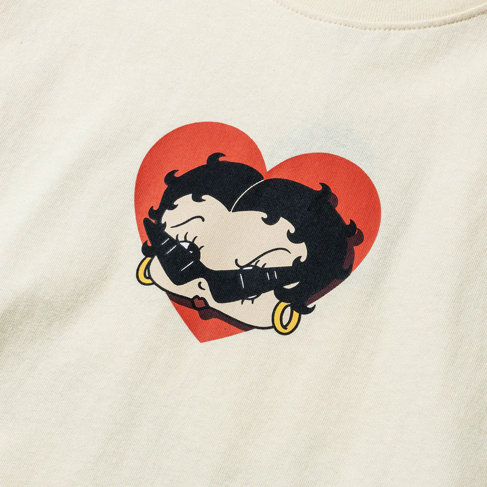 Betty Boop Sweetheart T-Shirt - Buttercream