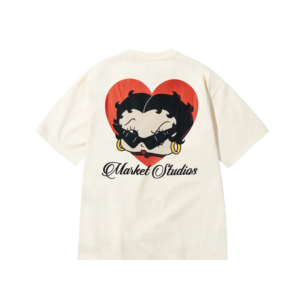 Betty Boop Sweetheart T-Shirt - Buttercream