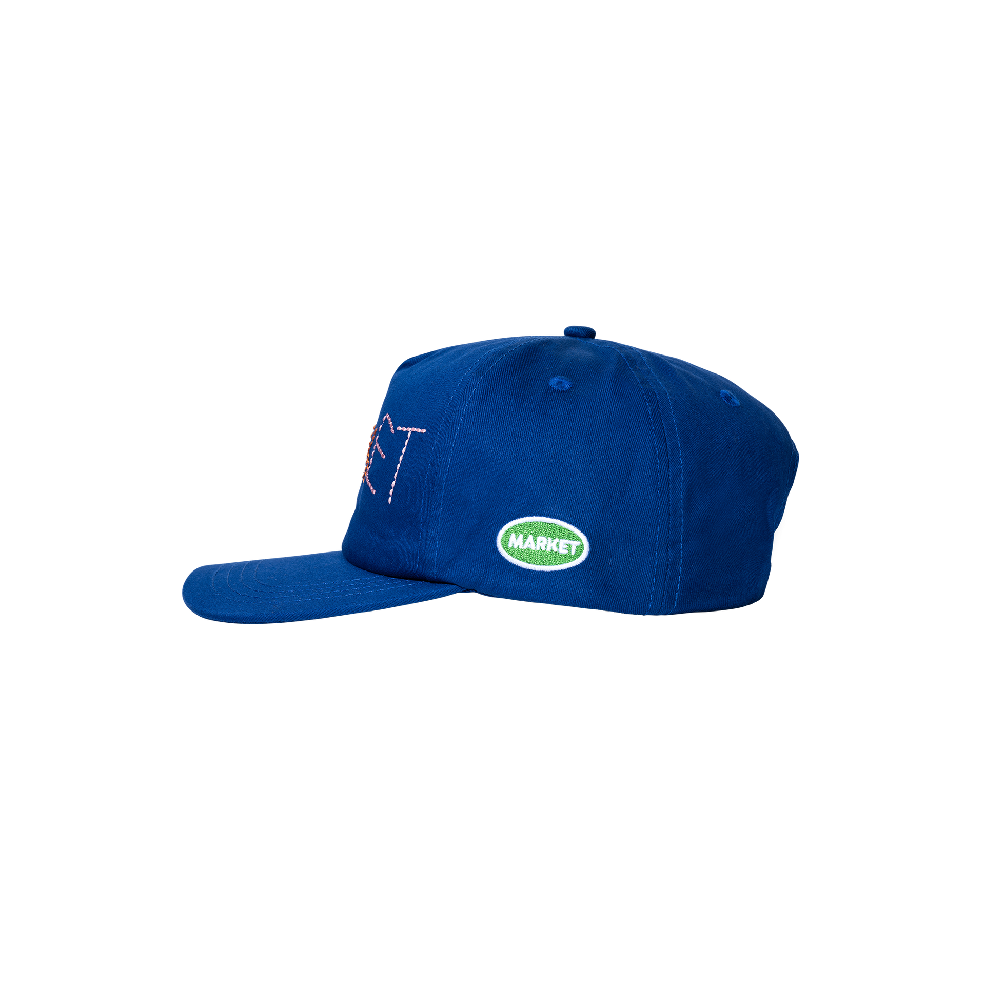 Soft Stitch 5-Panel Hat - Egyptian Blue