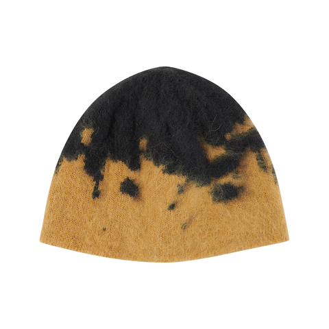 Mohair Splatter Beanie - Safron