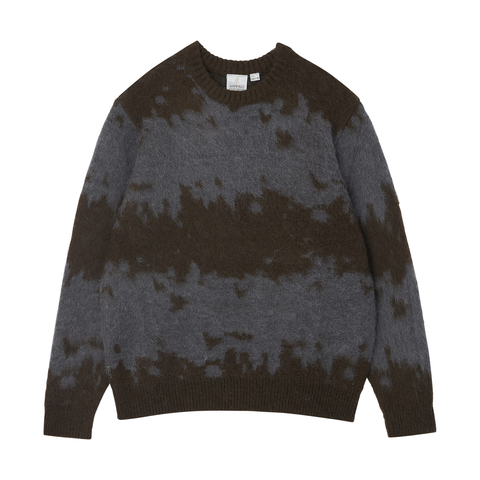 Mohair Splatter Sweater - Slate