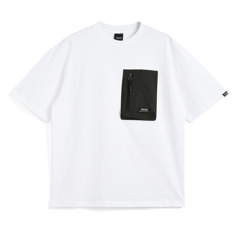 Mountain Storage Pocket T-Shirt - Off White