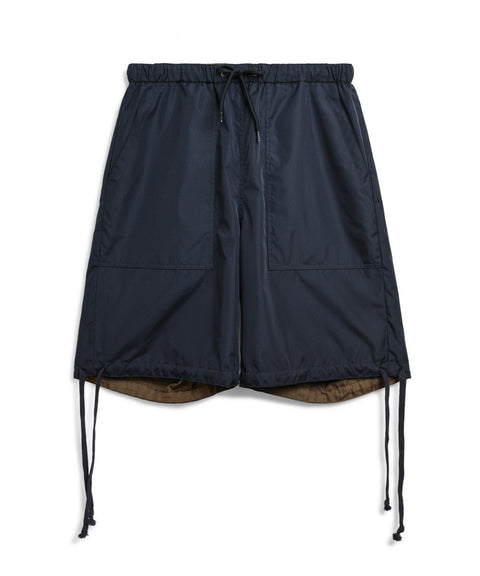 Non-Down Military Reversible Shorts - Dark Navy