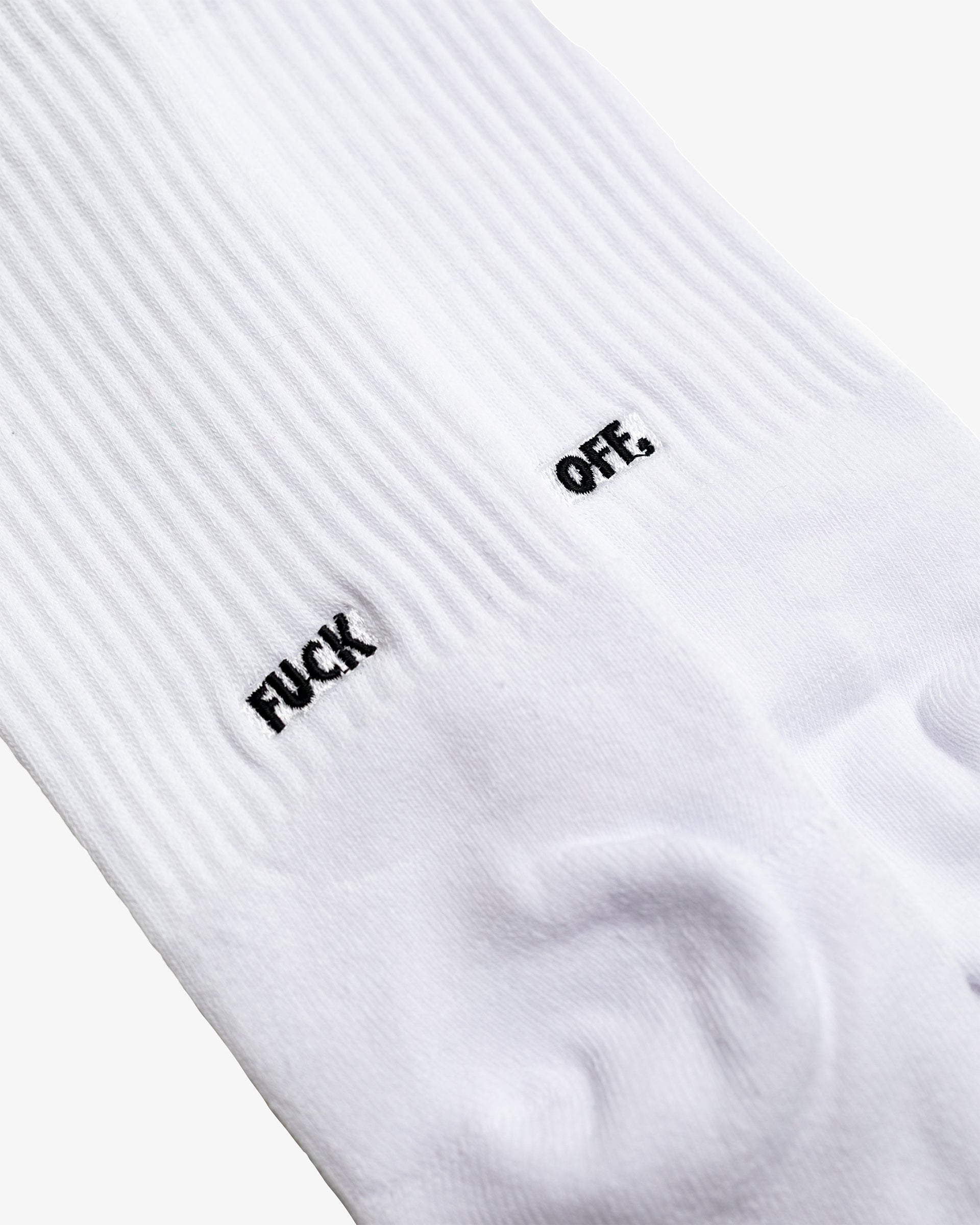 F*ck You Crew Socks - White