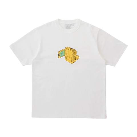 Camcorder T-Shirt - White