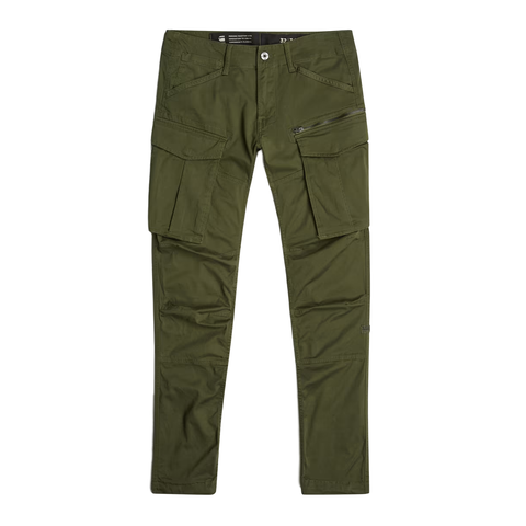 Rovic Zip 3D Regular Tapered Pant - DK Bronze Green