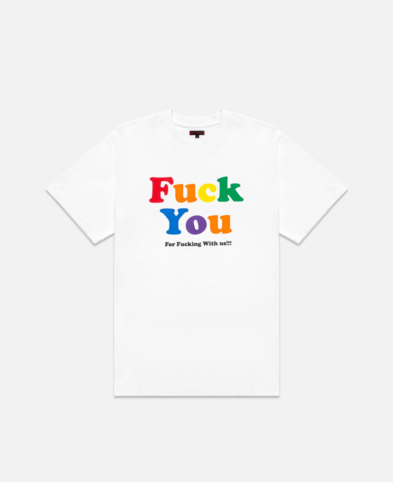 Fxxk You T-Shirt - White/Multi